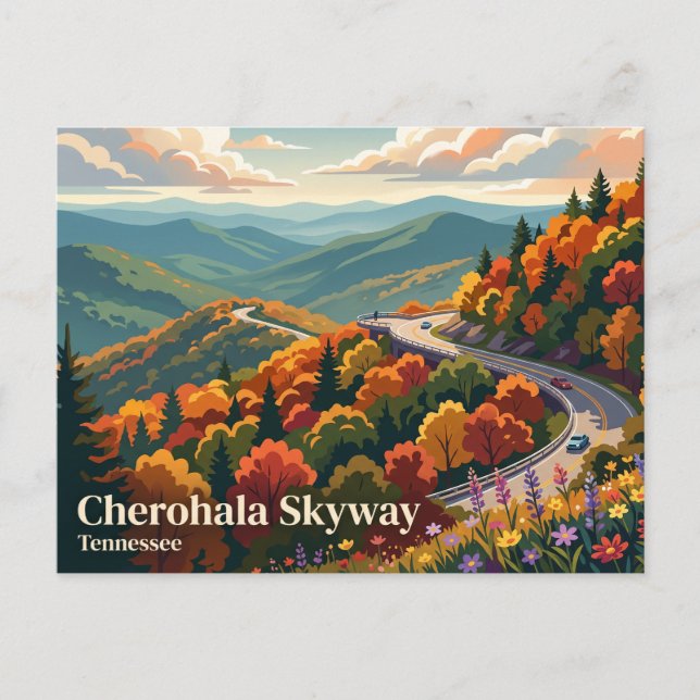 Cherohala Skyway USA Postcard (Front)