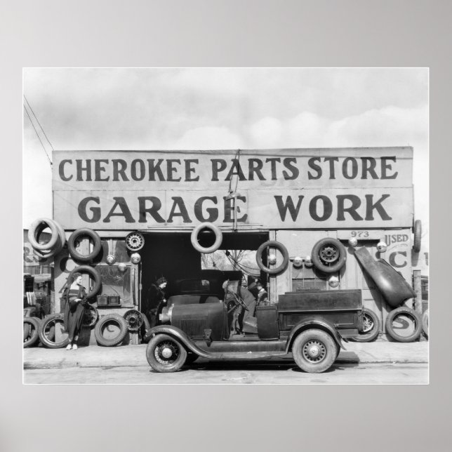 Cherokee Auto Parts: 1936 Poster (Front)