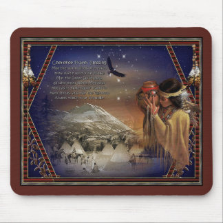 Cherokee Blessing Mouse Pad Native American
