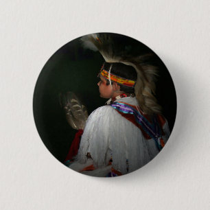 Cherokee Boy 6 Cm Round Badge