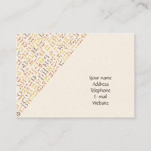 Cherokee Business Card