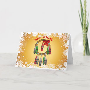 Cherokee Christmas Dream Catcher Card