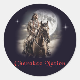 Cherokee Classic Round Sticker