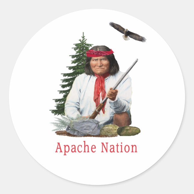 Cherokee Classic Round Sticker (Front)