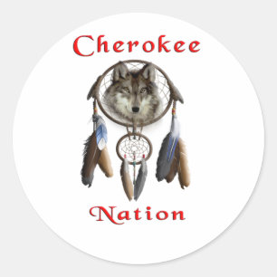 Cherokee Classic Round Sticker