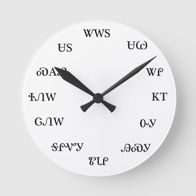 cherokee clock (Front)