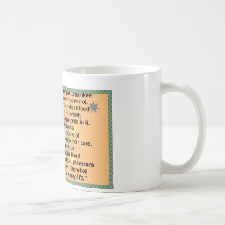 cherokee flag-prayer coffee mug