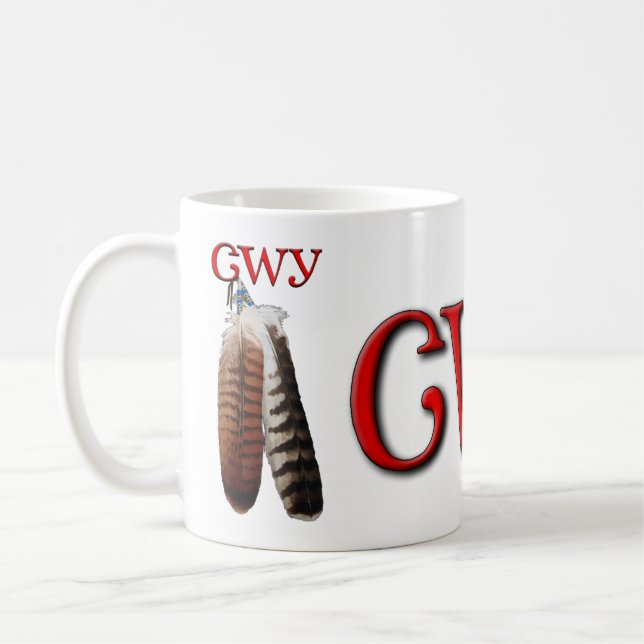 Cherokee in the Cherokee Syllabary Coffee Mug (Left)