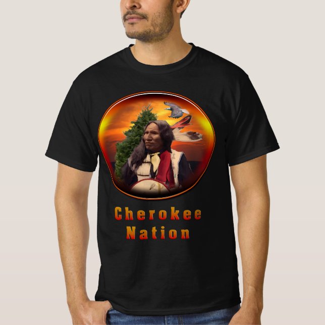 Cherokee Indian art T-Shirt (Front)