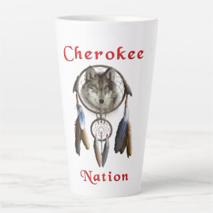Cherokee Indian Nation Latte Mug