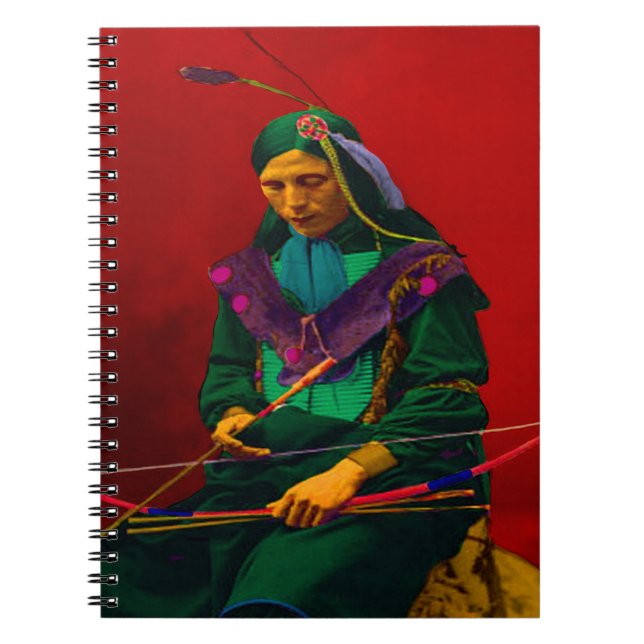 Cherokee Indian Pop Art Notebook (Front)