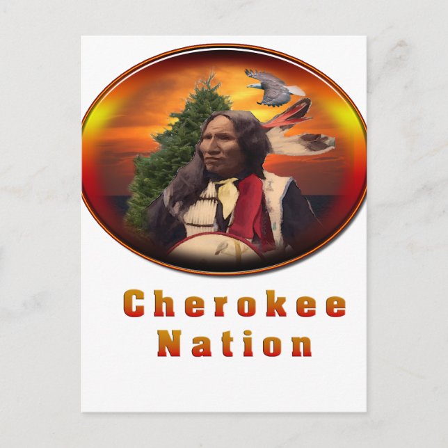 Cherokee Indian products Postcard (Front)
