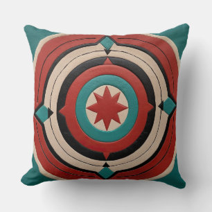 Cherokee Inspired Geometric Cushion