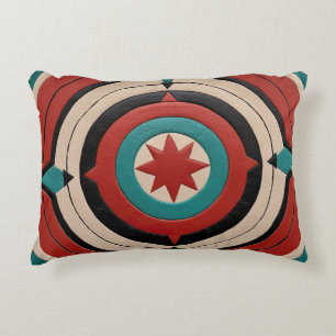 Cherokee Inspired Geometric Decorative Cushion