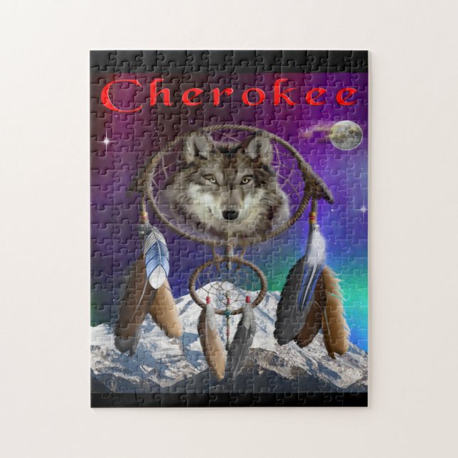Cherokee Jigsaw Puzzle (Vertical)