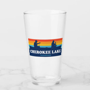 Cherokee Lake Tennessee Canoe Glass