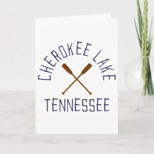Cherokee Lake Tennessee Outdoors Vintage Card