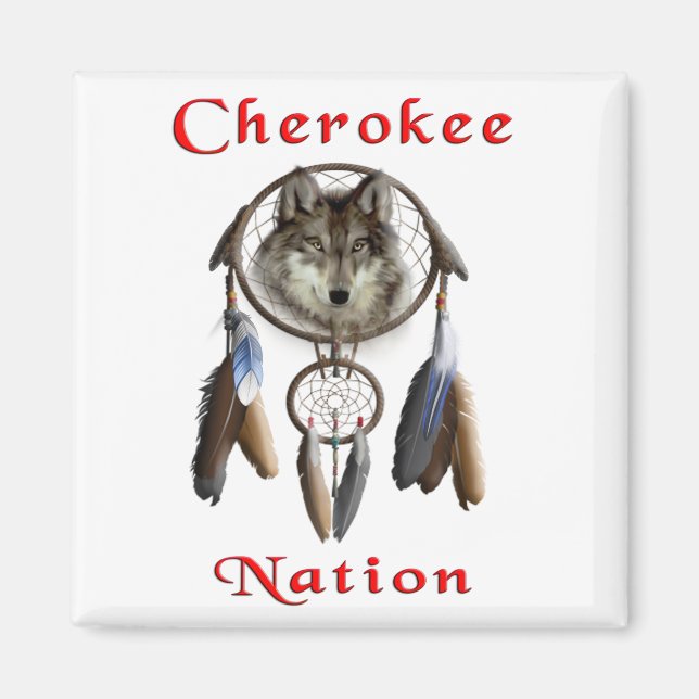 Cherokee nation magnet (Front)