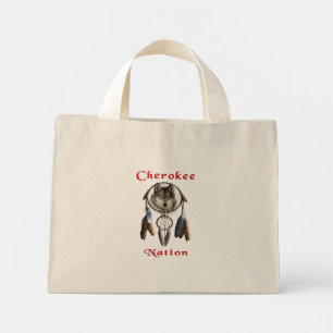 Cherokee nation mini tote bag