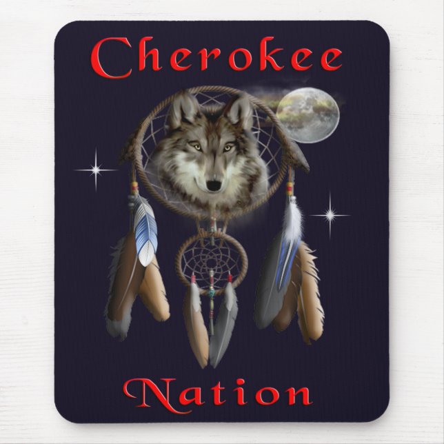 Cherokee nation mouse pad (Front)