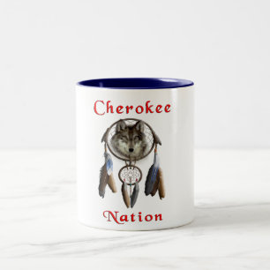 Cherokee nation Two-Tone coffee mug