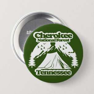 Cherokee National Forest Tennessee 7.5 Cm Round Badge