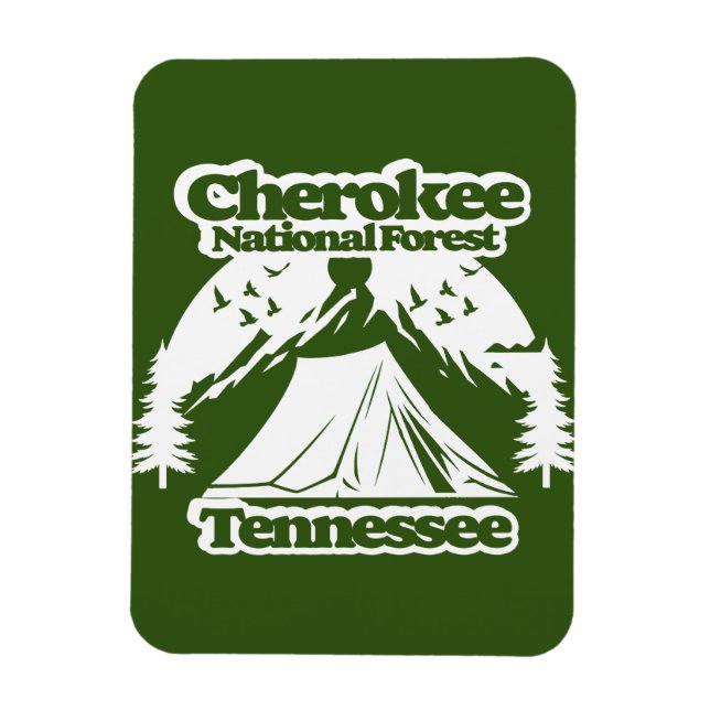 Cherokee National Forest Tennessee Magnet (Vertical)