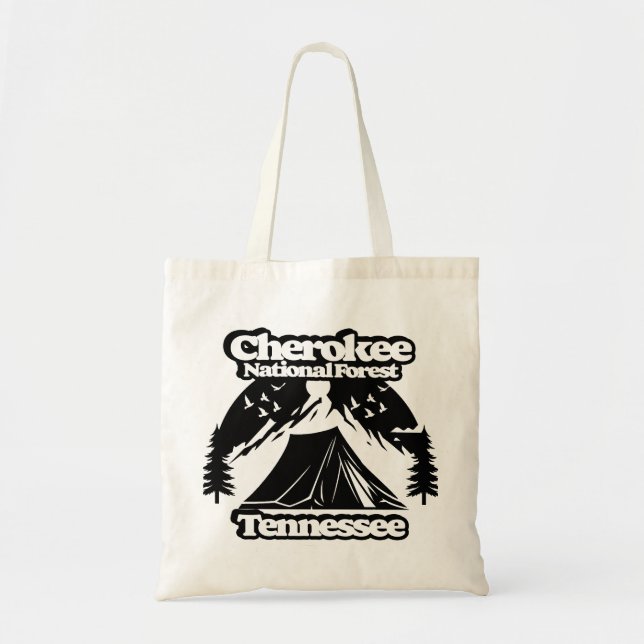 Cherokee National Forest Tennessee Tote Bag (Front)