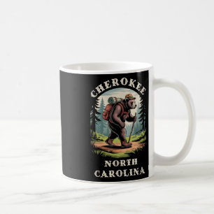 Cherokee, North Carolina Nc Blue Ridge Hiking Bear Coffee Mug