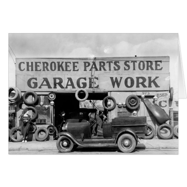 Cherokee Parts Store, 1936 (Front Horizontal)