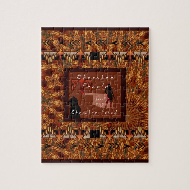 Cherokee People Jigsaw Puzzle (Vertical)