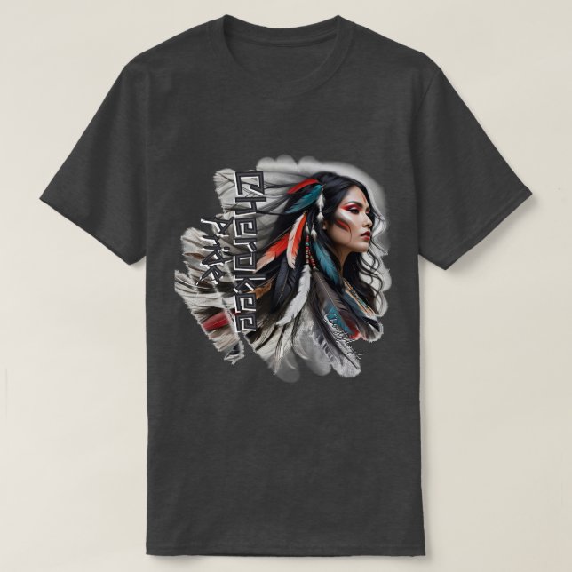 Cherokee Pride 2 T-Shirt (Design Front)