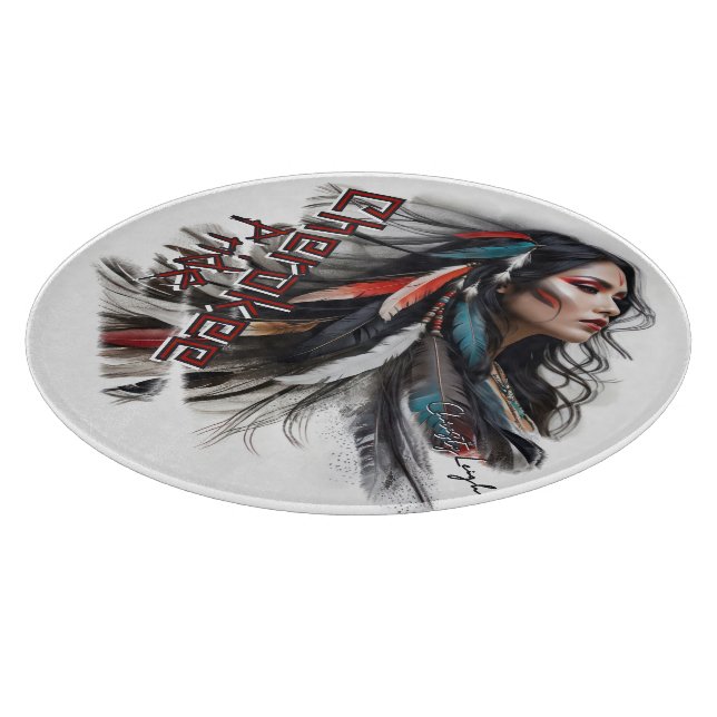 Cherokee Pride 4 Cutting Board (Corner)