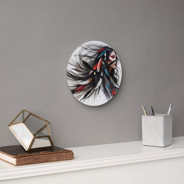 Cherokee Pride 4 Round Clock (Office)