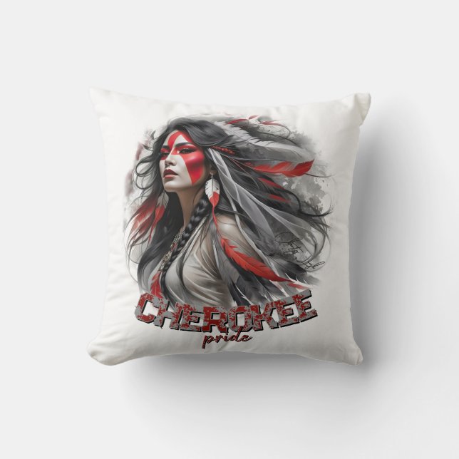 Cherokee Pride Cushion (Front)