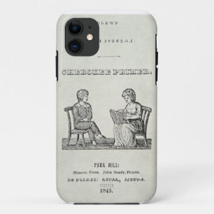 Cherokee Primer, 1845 (engraving) iPhone 11 Case