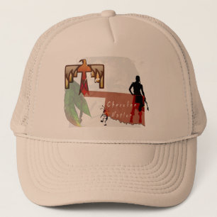 cherokee proud trucker hat