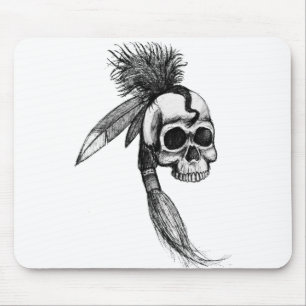 Cherokee Skull Mousepad