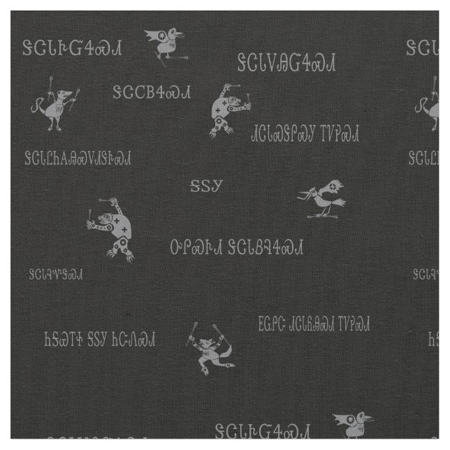 cherokee thought fabric (Close Up)