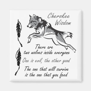 Cherokee Wisdom Magnet