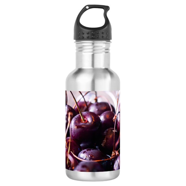 Cherries  532 ml water bottle (Front)
