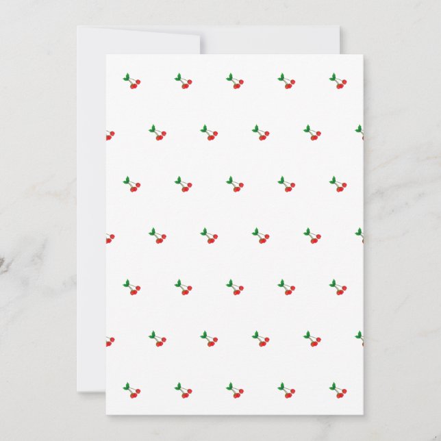 Cherries and Dots Cards (Front)