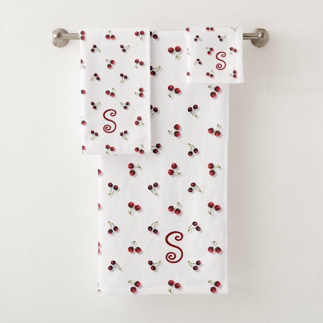 Cherries Bath Towels (Insitu)