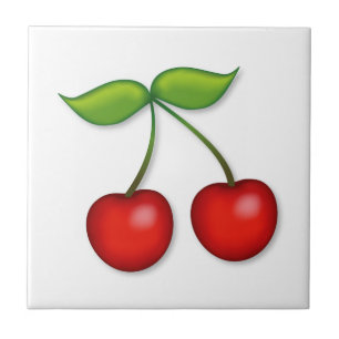 Cherries  ceramic tile