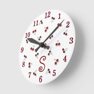 Cherries Clock