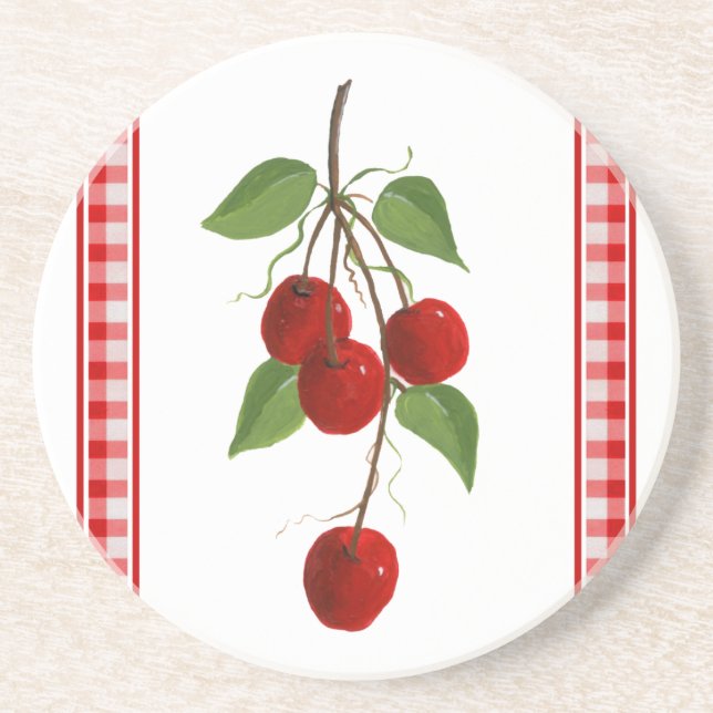 Cherries Coaster (Front)
