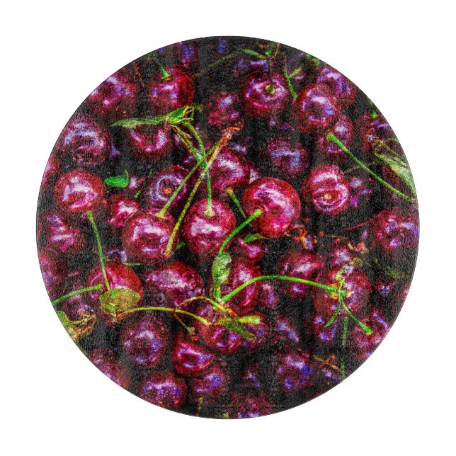Cherries Cutting Board (Front)