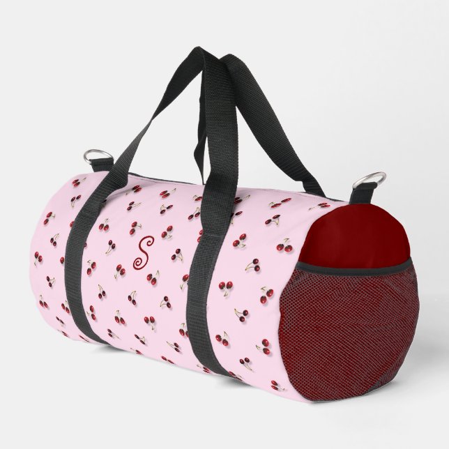 Cherries Duffel Bag (Right Corner)