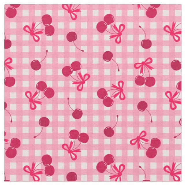 Cherries Fabric (Close Up)