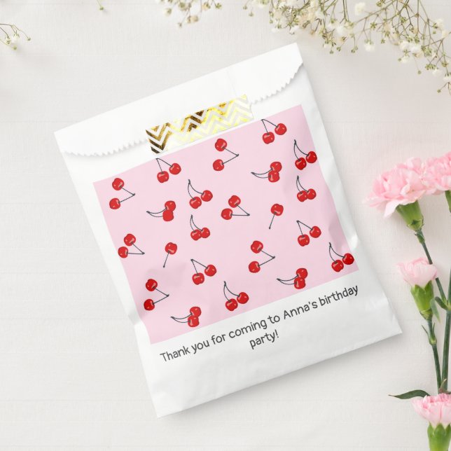 Cherries Favour Bag (Sealed)